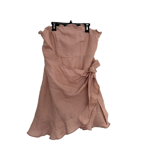 Saints + Secrets Dusty Pink Wrap Dress L